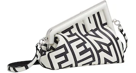 Fendi by Marc Jacobs Fendi First Midi Two-Tone Nappa Leather Bag