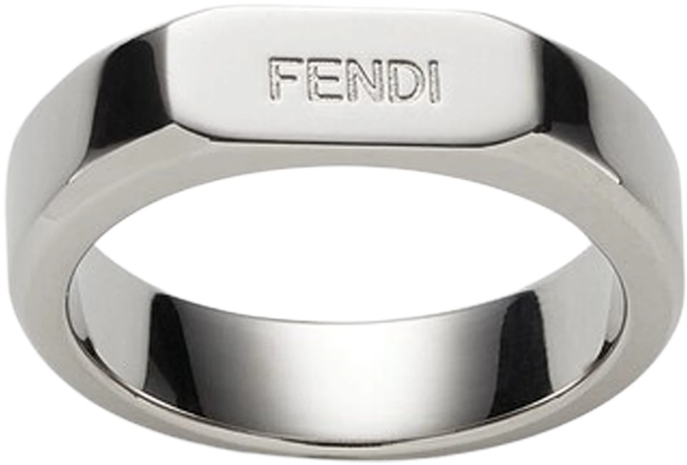 Fendi by Marc Jacobs Fendi Ring Silver-Colored Ring Silver in Brass ...