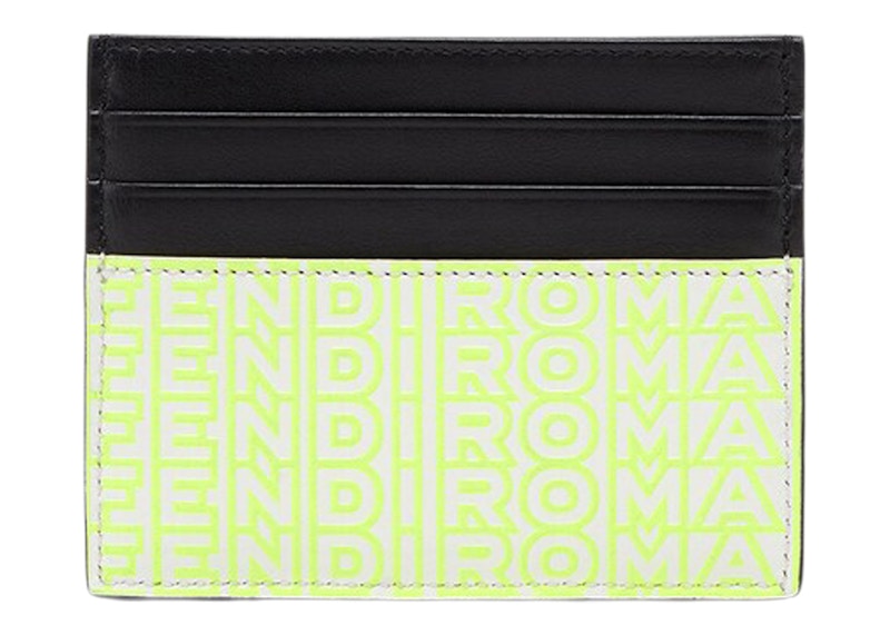 Fendi by Marc Jacobs Fendi Roma Card Holder Two-Tone Leather Card