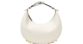 Fendi by Marc Jacobs Fendigraphy Small White Leather Bag