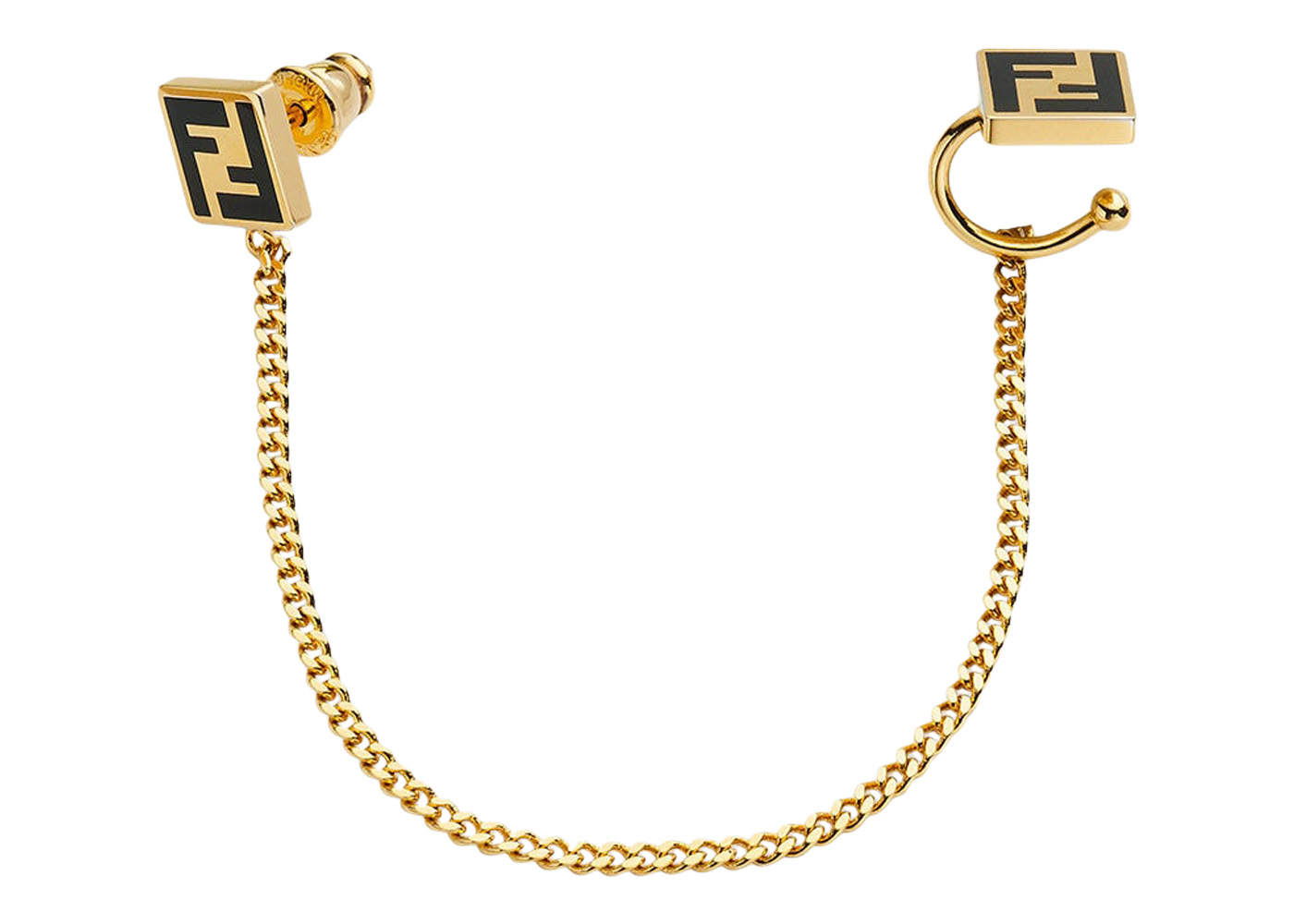 Fendi by Marc Jacobs Forever Fendi Earcuff Gold-Color Earring with