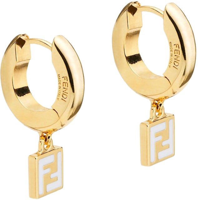 Fendi by Marc Jacobs Forever Fendi Circular Earrings Gold-Colored Earrings  in Bronze with Gold-tone - US