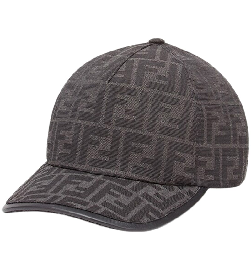 Fendi by Marc Jacobs Hat Black Fabric Baseball Cap Black Men's