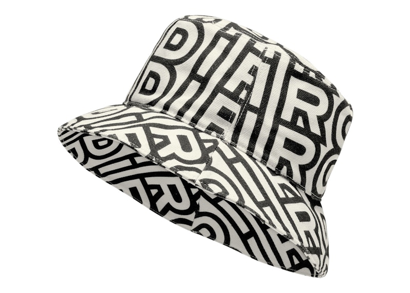 Pre-owned Fendi Women's  By Marc Jacobs Hat Twotone Canvas Bucket Hat In Multi