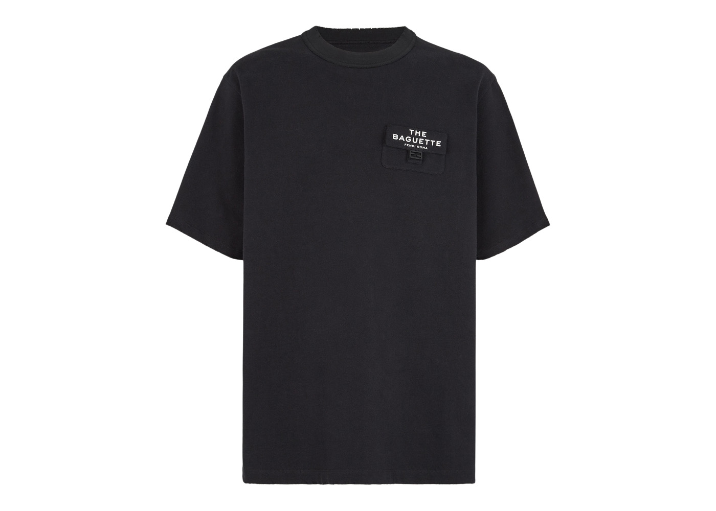 Fendi by Marc Jacobs Jersey Short-Sleeved Crew-Neck T-Shirt Black 