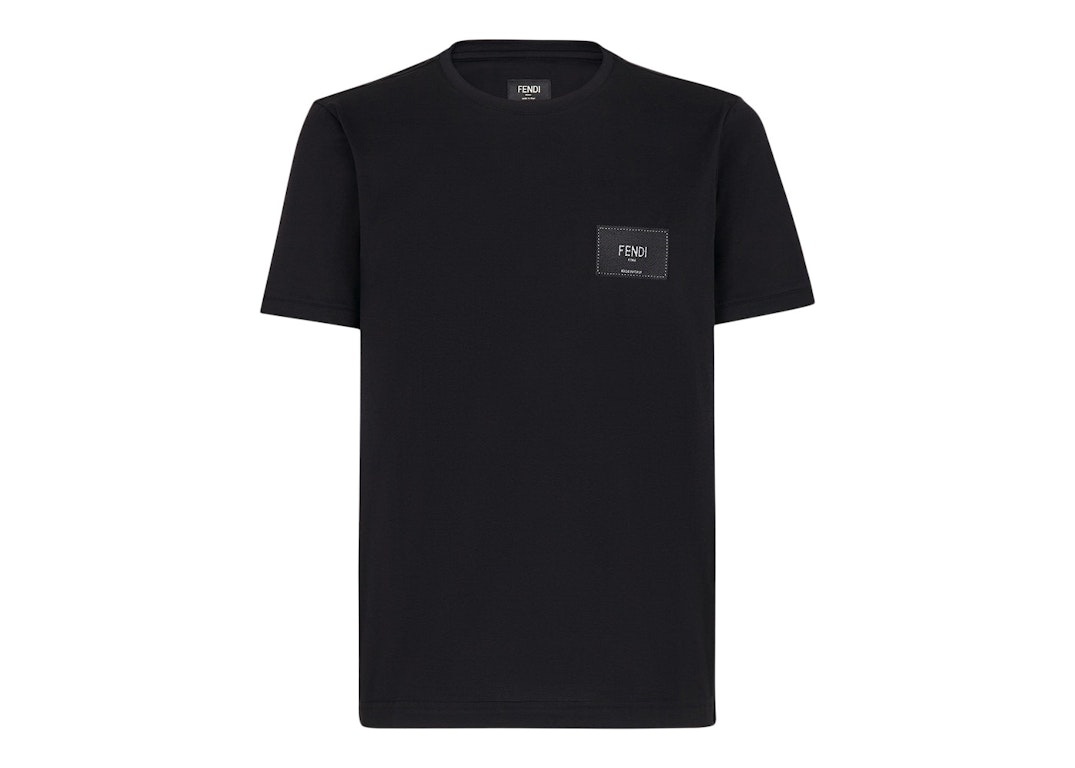 Pre-owned Fendi By Marc Jacobs Jersey T-shirt Black