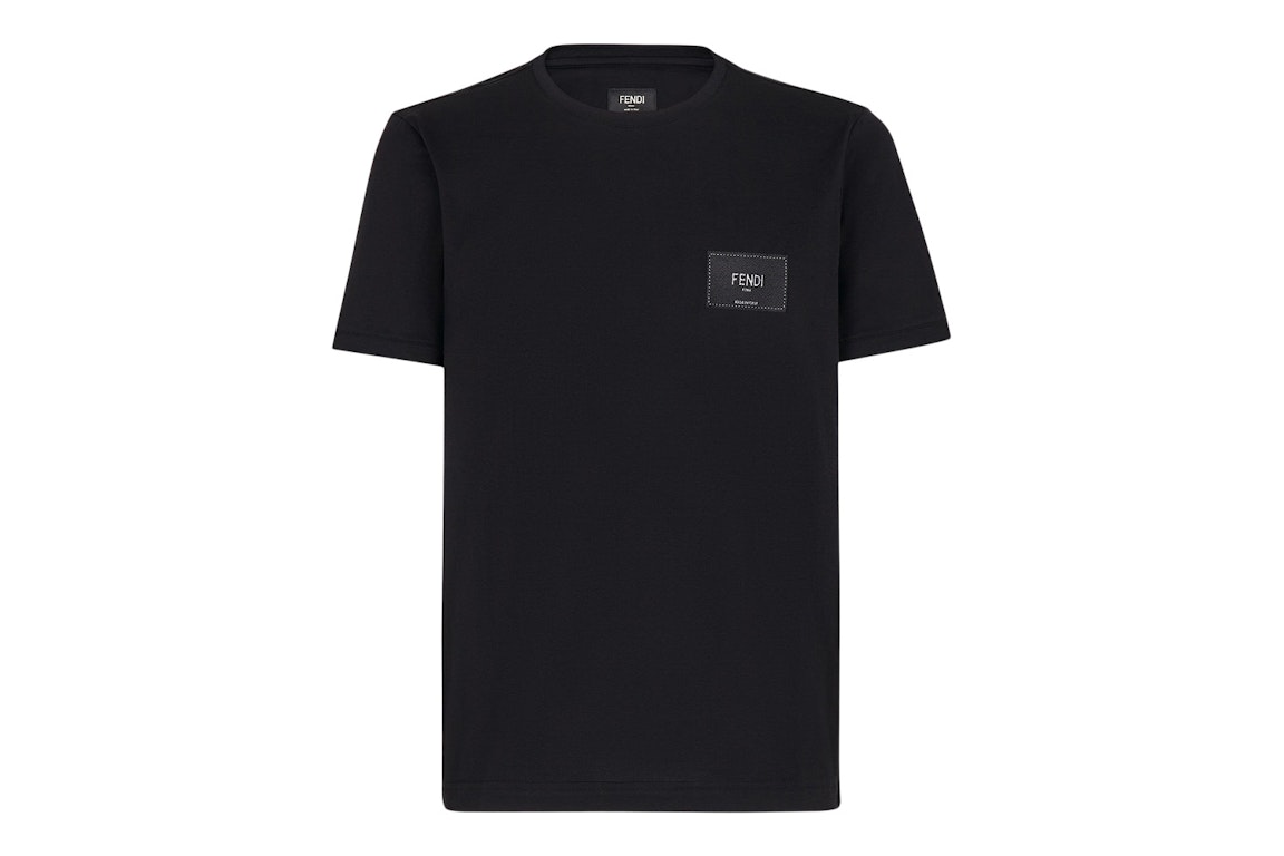Pre-owned Fendi By Marc Jacobs Jersey T-shirt Black