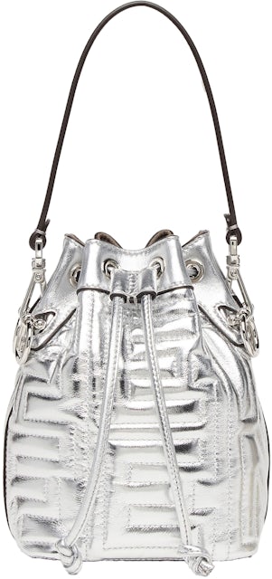 Fendi by Marc Jacobs Mon Tresor Silver Quilted Leather Mini-Bag in Leather  with Palladium-tone - US