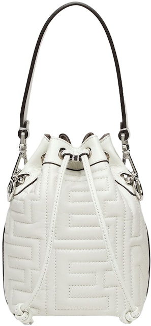 Fendi By Marc Jacobs Mon Tresor White Quilted Nappa Leather Mini-Bag In  Nappa Leather With Palladium-Tone - Gb