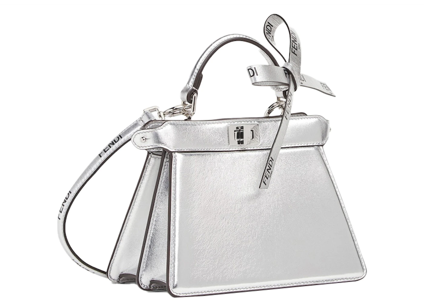 Fendi peekaboo silver Clearance
