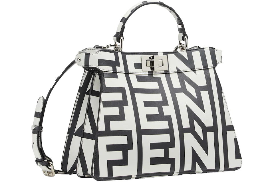 Fendi by Marc Jacobs Peekaboo ISeeU Small Two-Tone Leather Bag in ...