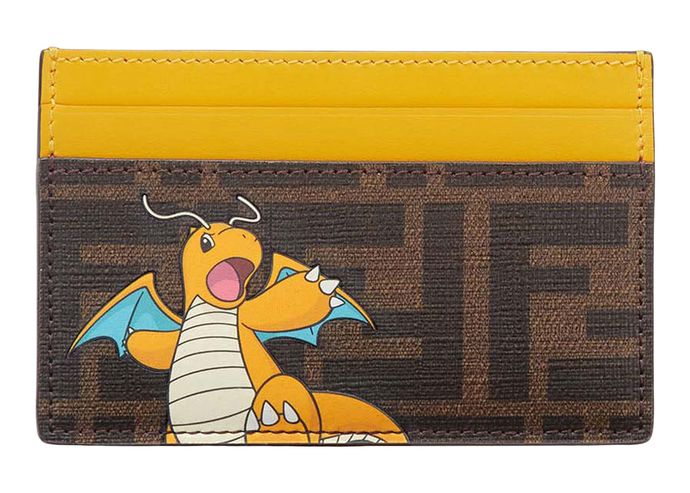 Fendi x FRGMT x Pokemon FF Fabric Wallet Continental With Chain 