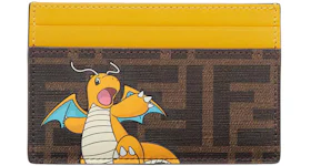 Fendi x FRGMT x Pokemon FF Fabric Card Holder Yellow