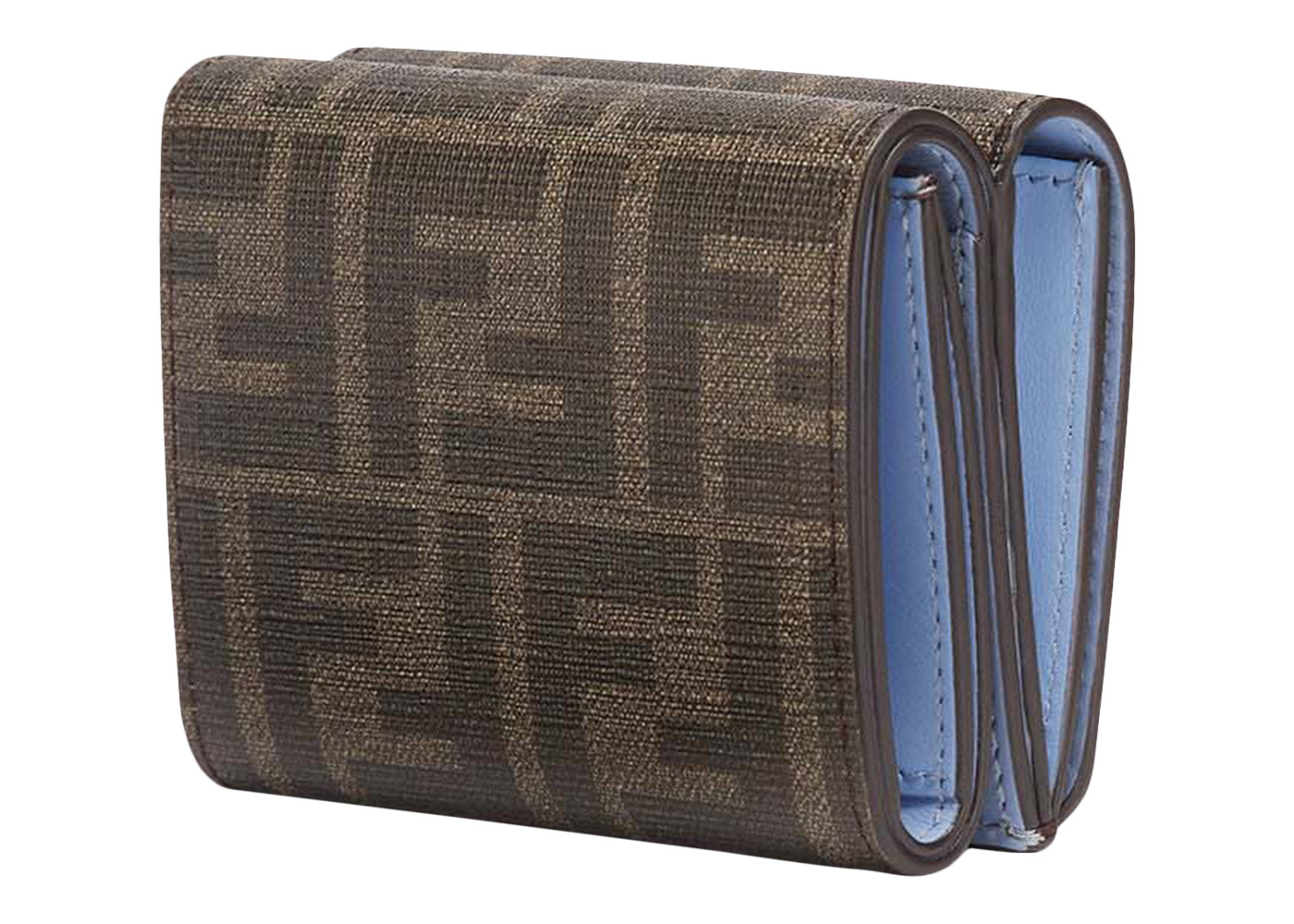 Fendi x FRGMT x Pokemon FF Fabric Wallet Brown in Polyester with