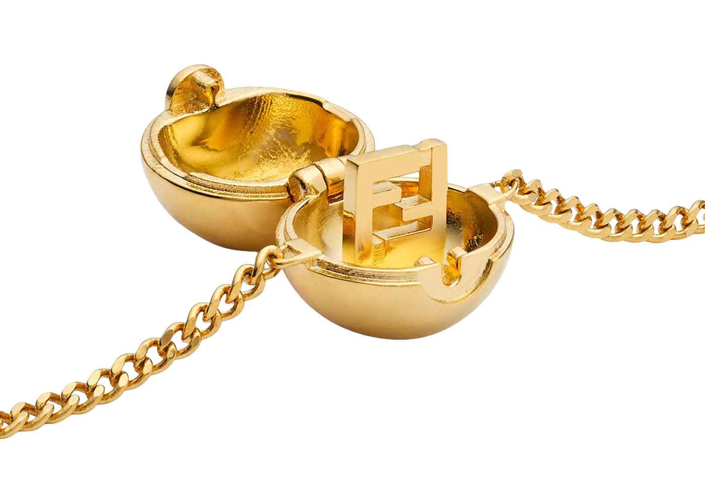 Fendi x FRGMT x Pokemon Metal Bracelet Gold in Brass with Brass ...