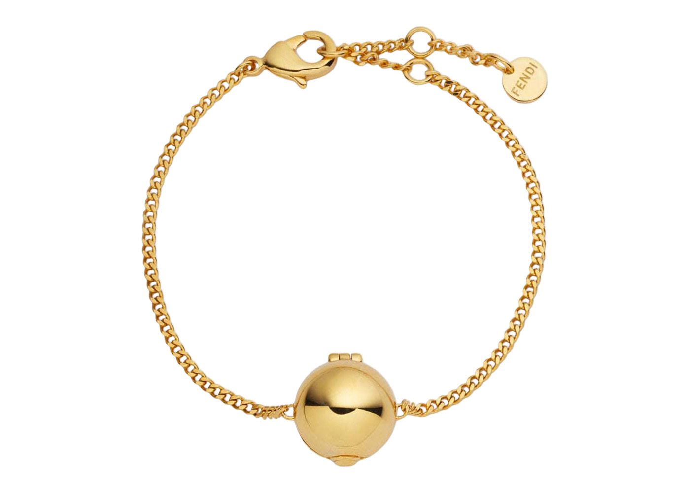 Fendi x FRGMT x Pokemon Metal Bracelet Gold in Brass with Brass 
