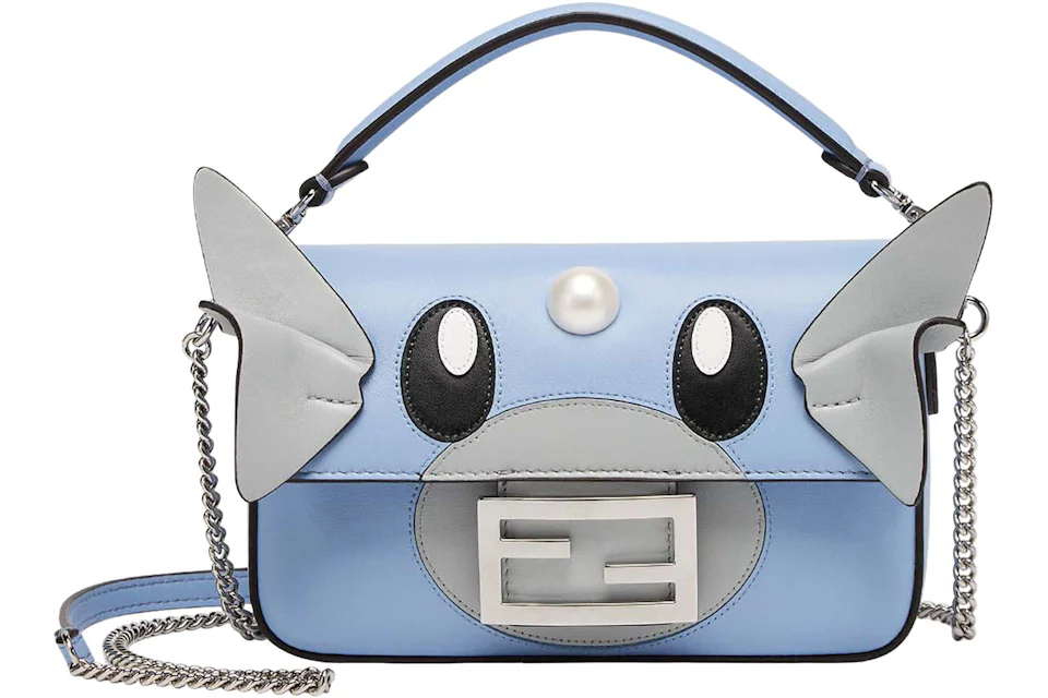 Fendi mini baguette blue Clearance