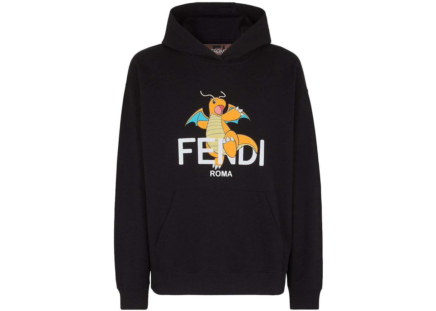Sweat-shirt Fendi x FRGMT x Pokemon Noir Homme de la Collection