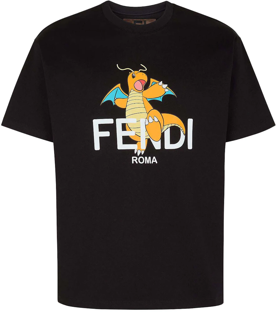 Fendi x FRGMT x Pokemon T-shirt Black Men's - FW23 - US