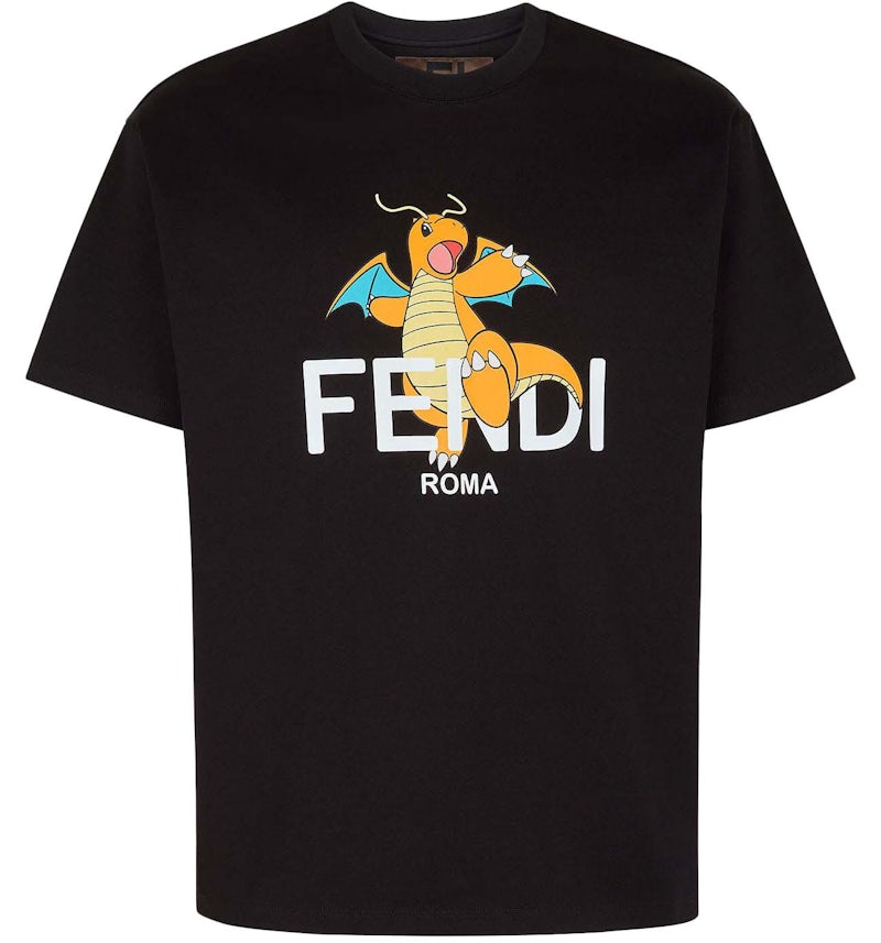 Fendi x FRGMT x Pokemon T-shirt Black Men's FW23 US