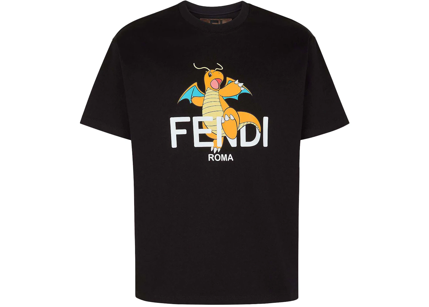 Fendi x FRGMT x Pokemon T-shirt Black Men's FW23 US