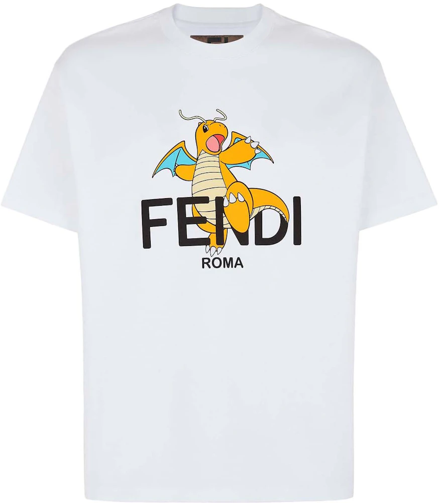 Fendi x FRGMT x Pokemon T-shirt White Men's - FW23 - US