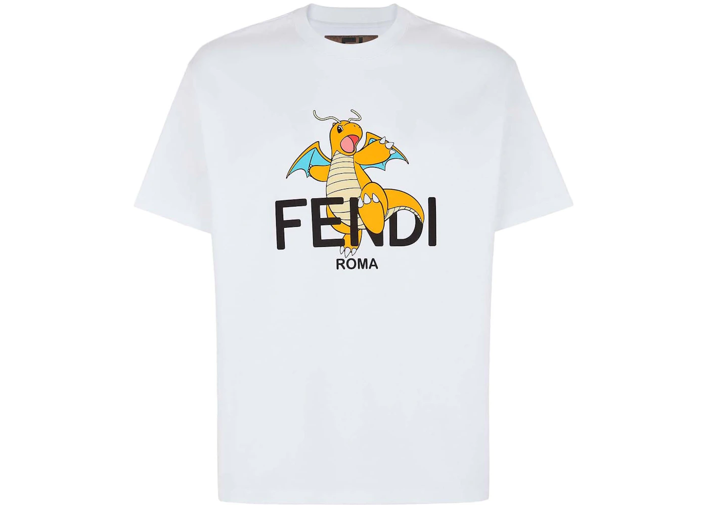 Fendi x FRGMT x Pokemon T-shirt White Men's FW23 US