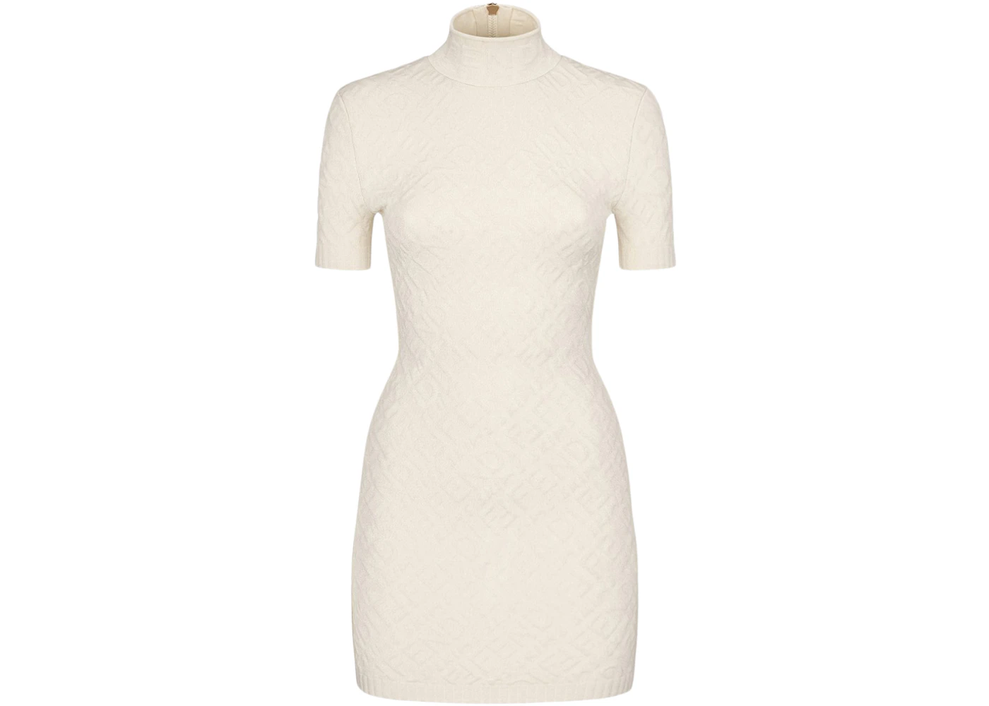 Fendi x SKIMS Embossed Short Sleeve Dress Connecticut - FW21 - US Fendi x SKIMS Embossed Short Sleeve Dress Connecticut - FW21 - US