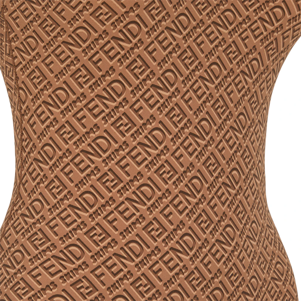 Fendi Skims beige brown bodysuit NEW with tags India