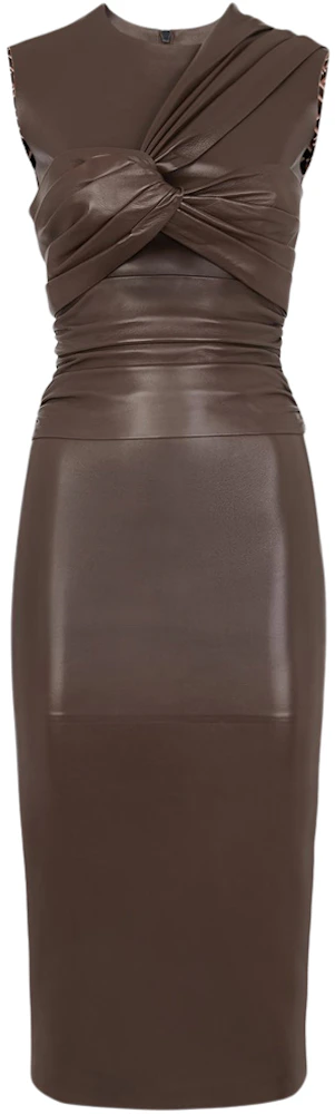Fendi x SKIMS Leather Dress Cocoa - FW21 - US