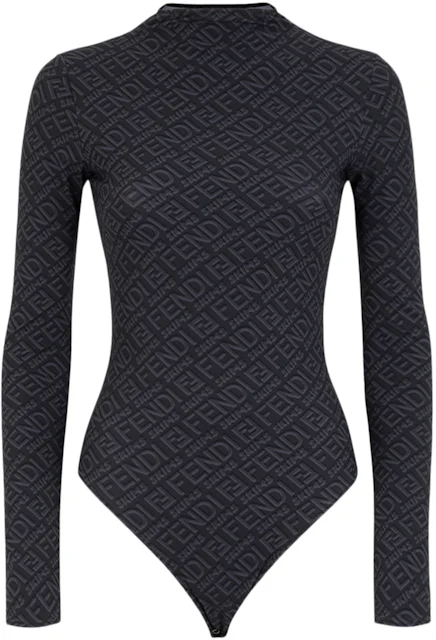 Skims Essential Mock Neck Long Sleeve Bodysuit In Stock Availability