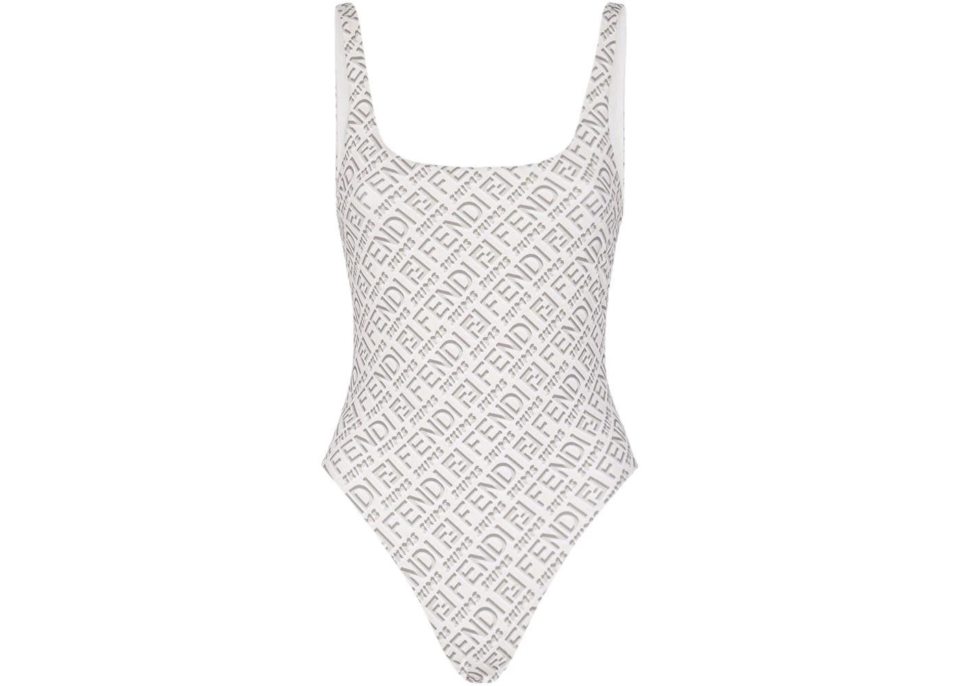 Fendi bathing suit white Clearance
