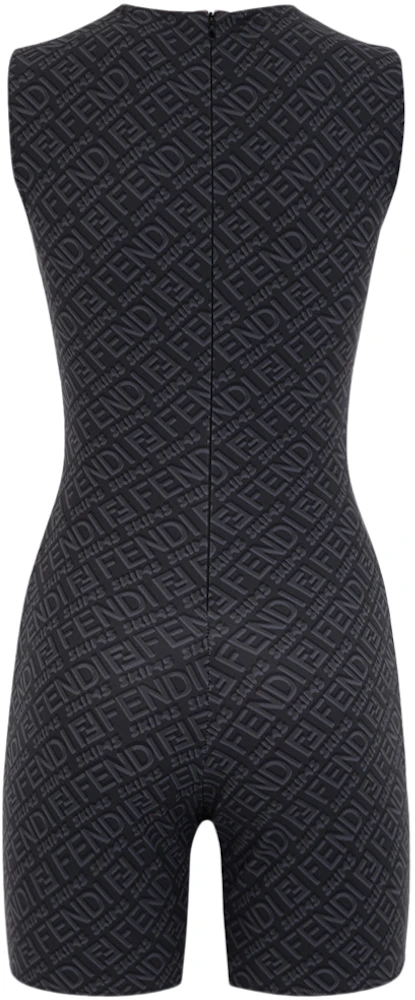 Fendi x SKIMS Sleeveless Mid Thigh Bodysuit Black - FW21 - US
