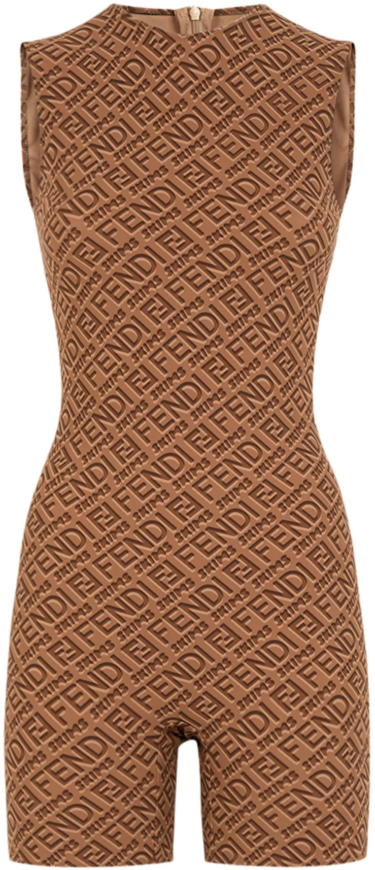 Fendi Skims beige brown bodysuit NEW with tags India