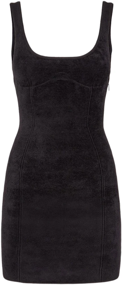 Fendi x SKIMS Velvet Knit Dress Black - FW21 - US