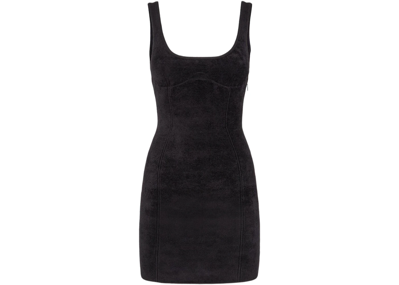 Fendi x SKIMS Velvet Knit Dress Black - FW21 - US