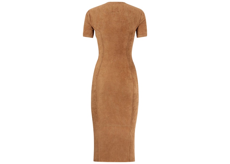 Fendi knit hot sale midi dress