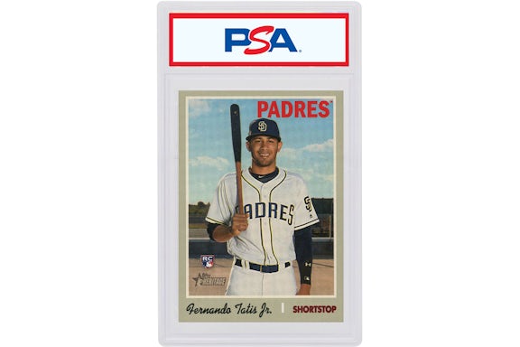 Fernando Tatis Jr. 2019 Topps Heritage Rookie #517 (PSA or BGS Graded)