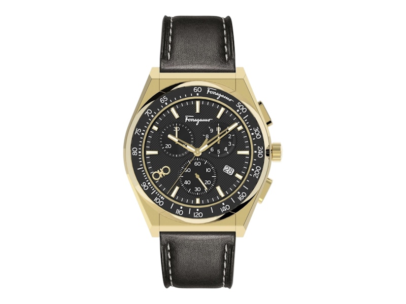 Pre-owned Ferragamo Men's 1898 Sport Sfui01021 Watch In Stainless Steel