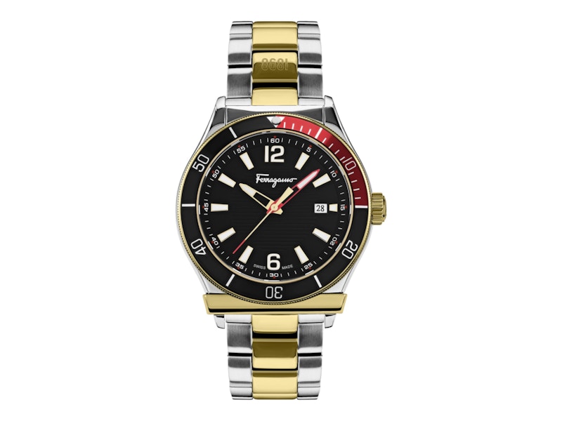 Pre-owned Ferragamo Men's  1898 Sport Sfyk01322 Watch In Stainless Steel
