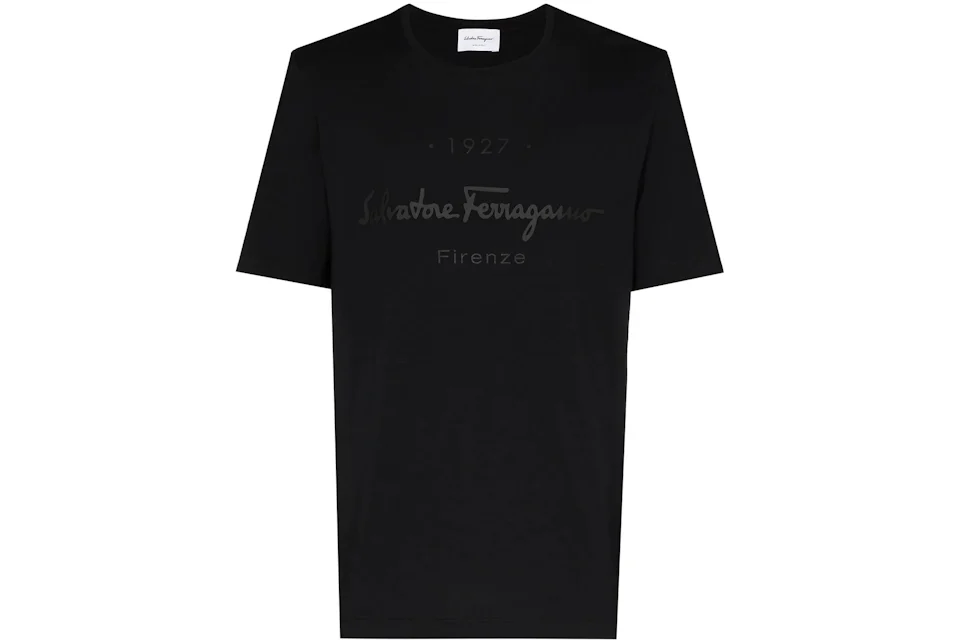 Ferragamo 1927 Signature T-shirt Black