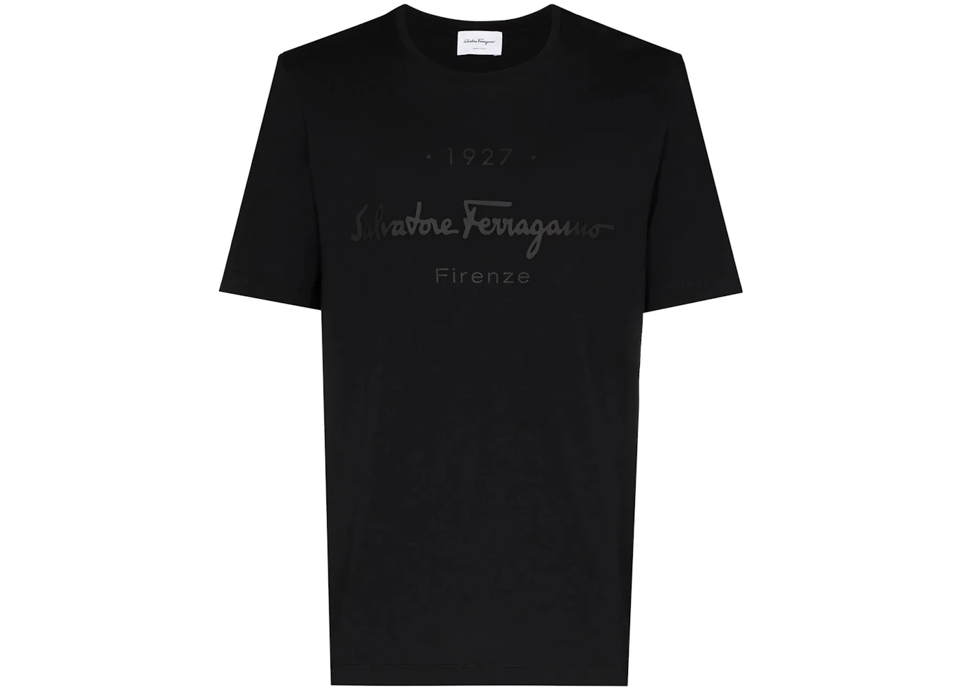 Ferragamo 1927 Signature T-shirt Black Men's - SS22 - US