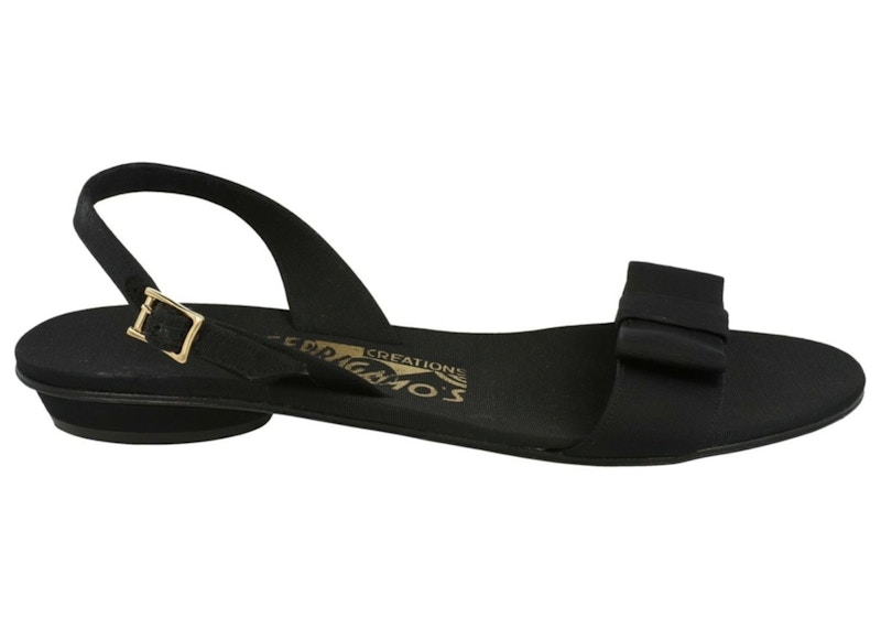 Ferragamo Capri Archive Limited Edition 1960's Sandals (Women's) Sneakers in Black