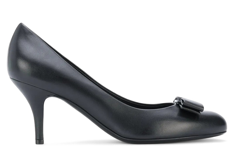 Ferragamo♡CARLA♡新品 Ferragamo Carla Bow Detail Pumps Black (Women's