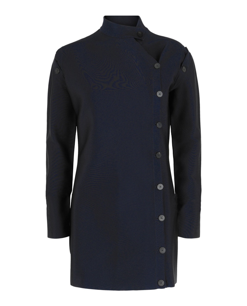Ferragamo Convertible Mini Dress Blue