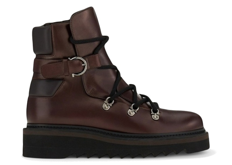 Pre-owned Ferragamo Elimo Boots (women's) Sneakers In Brown
