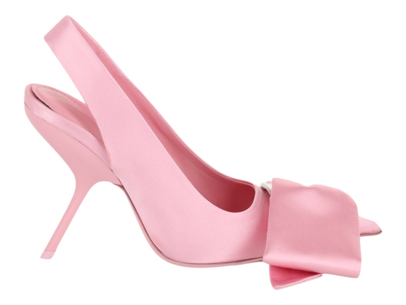 Ferragamo Erica Satin Slingback Pumps Pink (Women's Ferragamo Erica Satin Slingback Pumps Pink (Women's