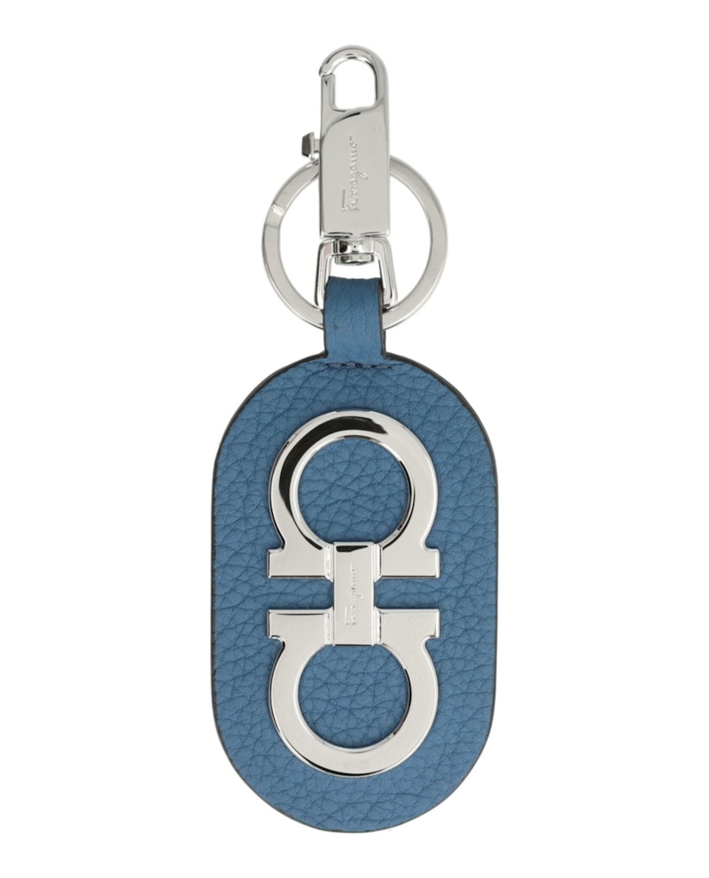 Portachiavi Ferragamo Gancini blu