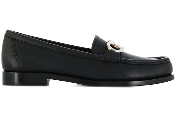 Mocassins Ferragamo Gancini noirs (femmes)