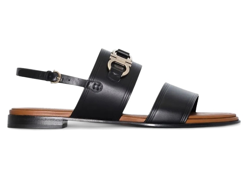 Ferragamo 23AW PRISCILLA GANCINI レザーサンダル Gancini sandal - Men | Ferragamo
